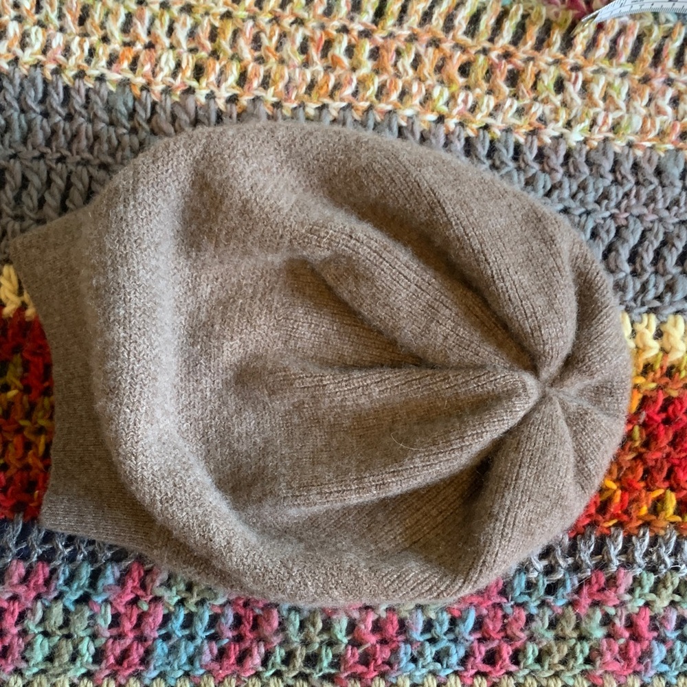 Slouchy WaySoft Cashmere Knit Beanie - Picture 3 of 3